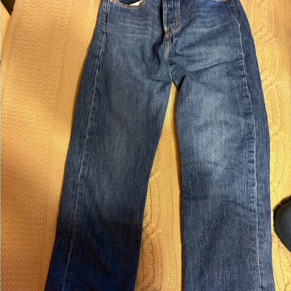 Levi's Dark Blue Straight Jeans
